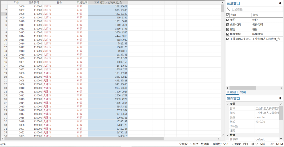 工业机器人安装密度