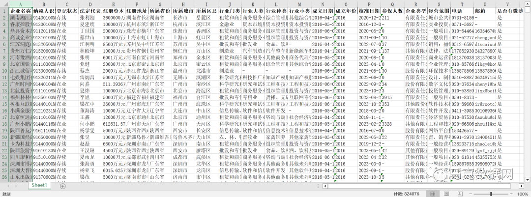 数字经济 | 开通微博企业-明细数据