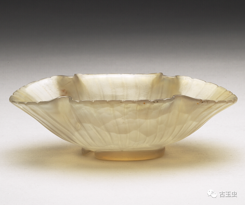 中国 玉石白玉彫刻 煎茶碗 赤珊瑚摘唐木蓋 M R5351 - 彫刻/オブジェ