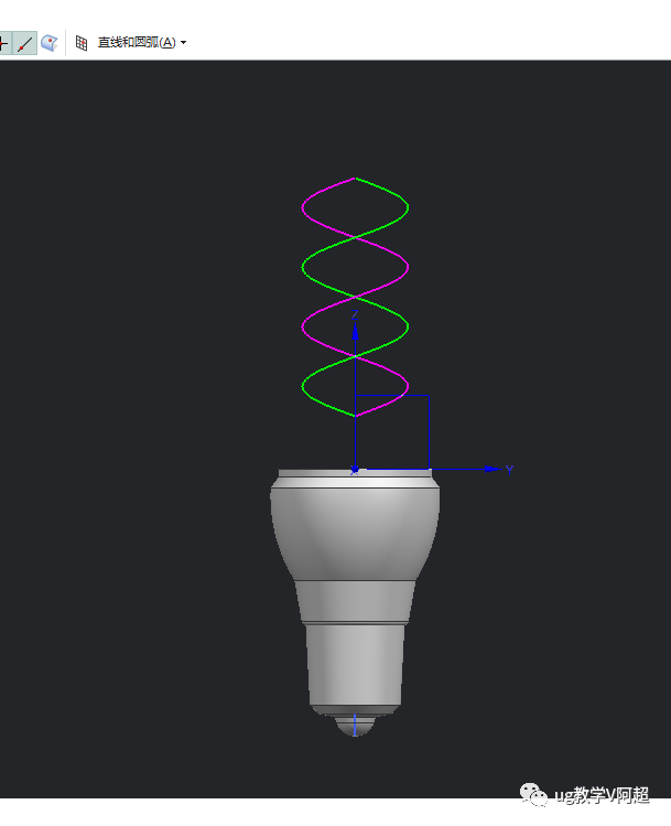 节能灯UG/NX建模教程图文的图7