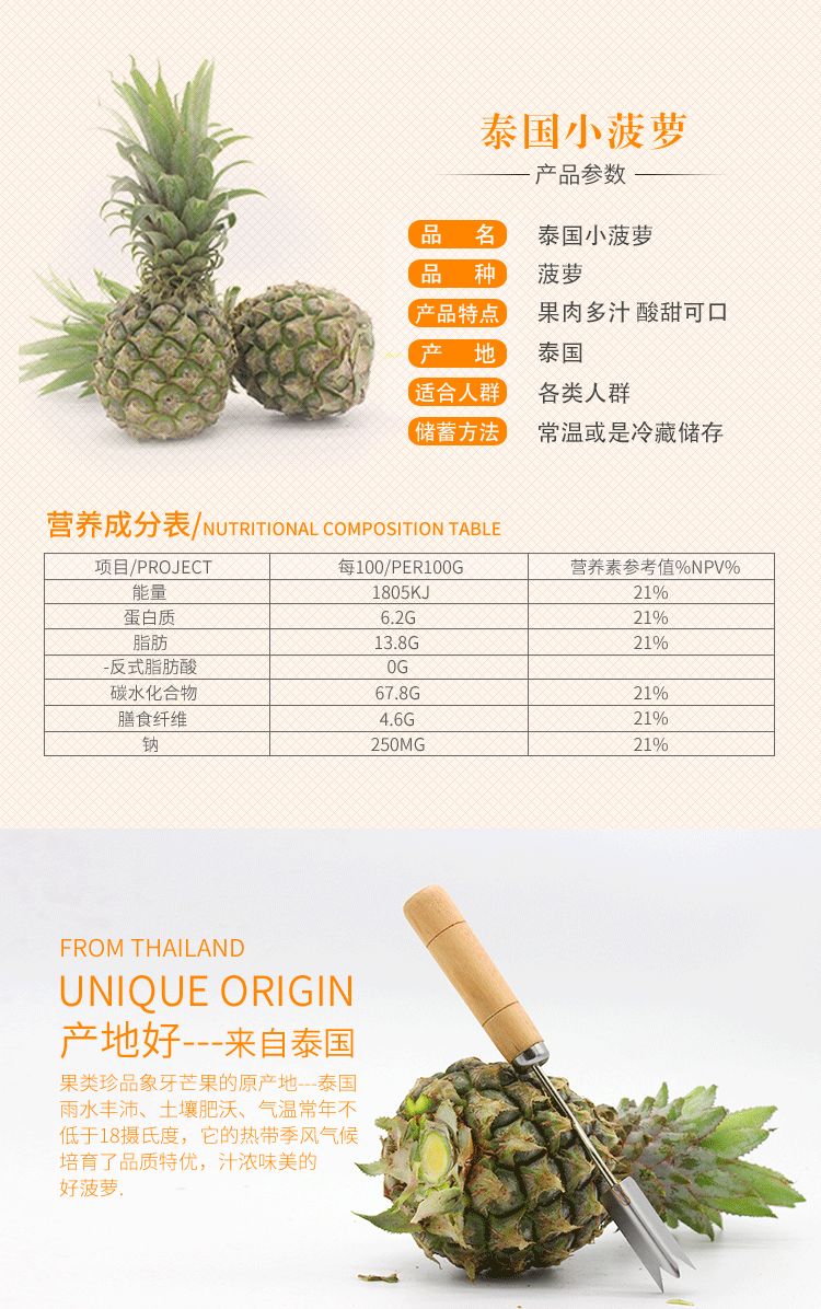 泰国菠萝饭英文_泰国小菠萝_泰国妈妈用菠萝教给女儿受用不尽的事