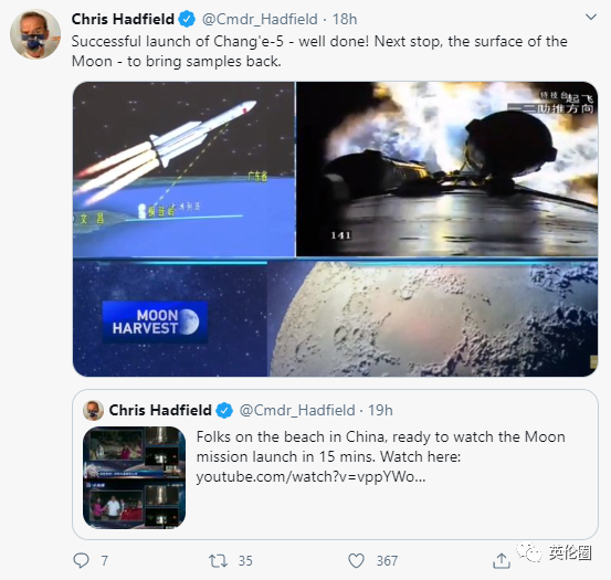 嫦娥五号发射，英媒和航天大V很兴奋！歪果网友却在评论区吵起来...（组图） - 9