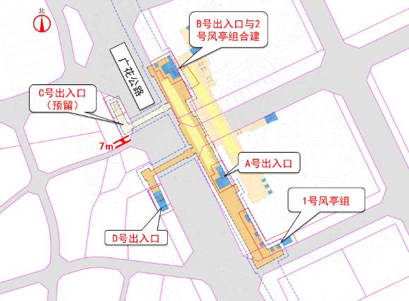 广州地铁8号线北延段启动施工招标，花都有这些站点！