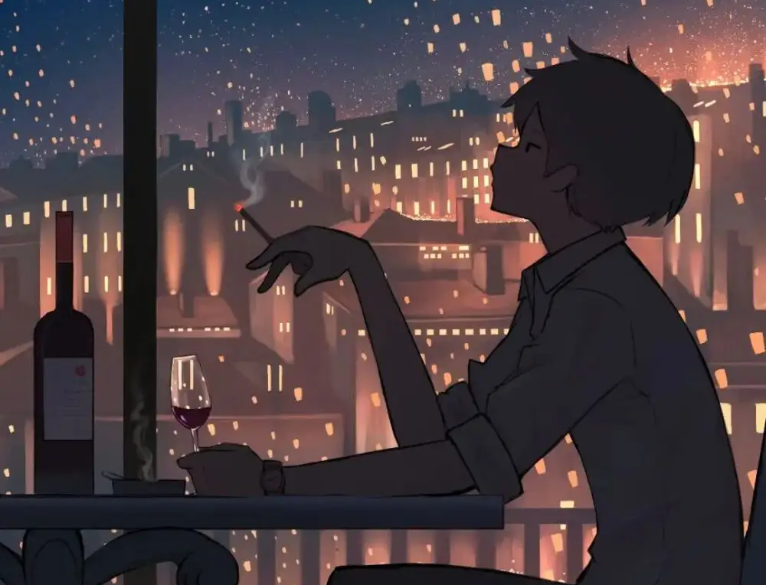 相比吸烟危害我更害怕孤独和悲伤