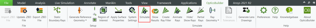 ZEMAX | 如何用OpticsBuilder執行CreoParametric仿真的圖2