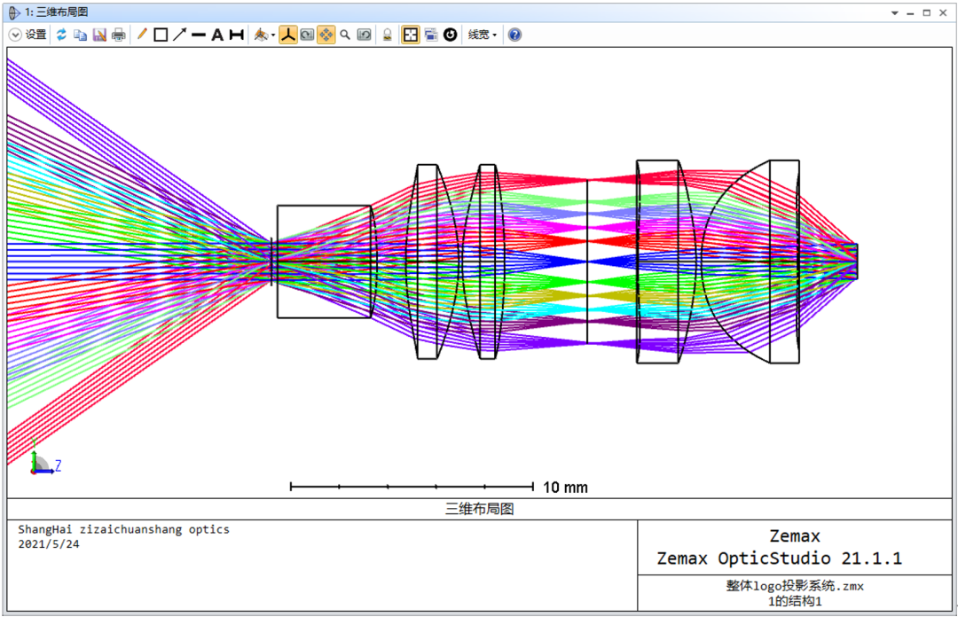 ZEMAX | 如何使用 OpticStudio 設(shè)計(jì)車標(biāo)投影系統(tǒng) Ⅲ的圖8