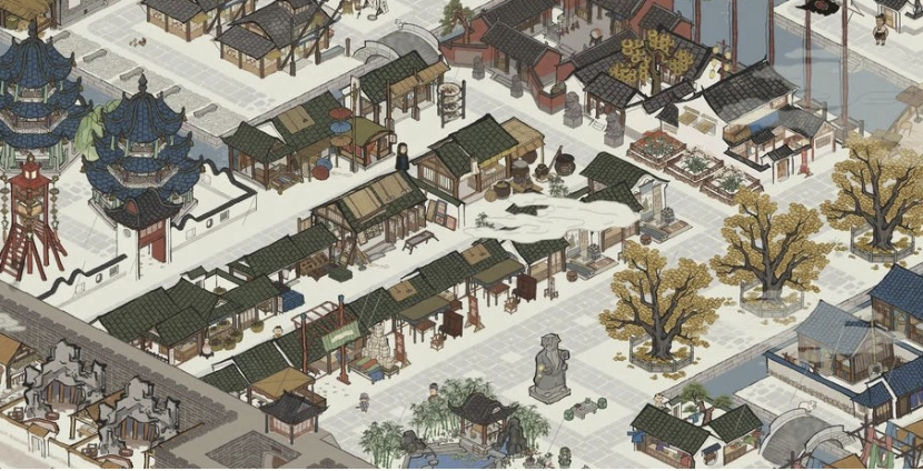 《江南百景圖》一個模擬經營遊戲，剛上線就成了「表情包大戶」 遊戲 第2張