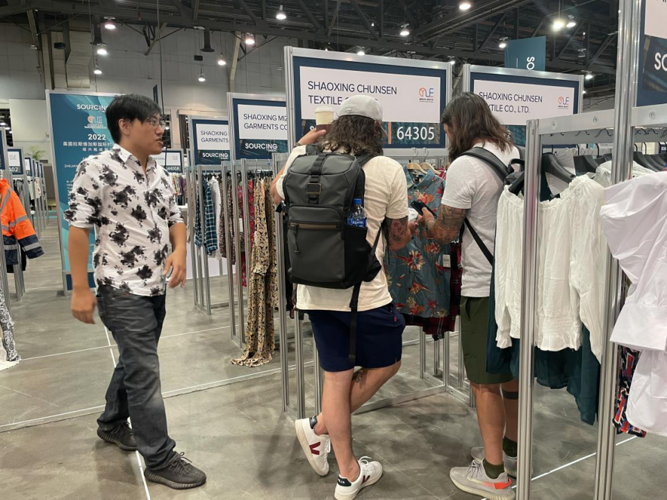 2022年8月美国拉斯维加斯国际时装面料展（MAGIC SHOW）暨绍兴·越城“一码找订单”境外代参展活动第五站圆满落幕！