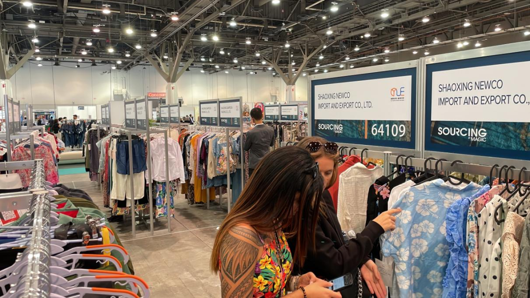 2022年8月美国拉斯维加斯国际时装面料展（MAGIC SHOW）暨绍兴·越城“一码找订单”境外代参展活动第五站圆满落幕！