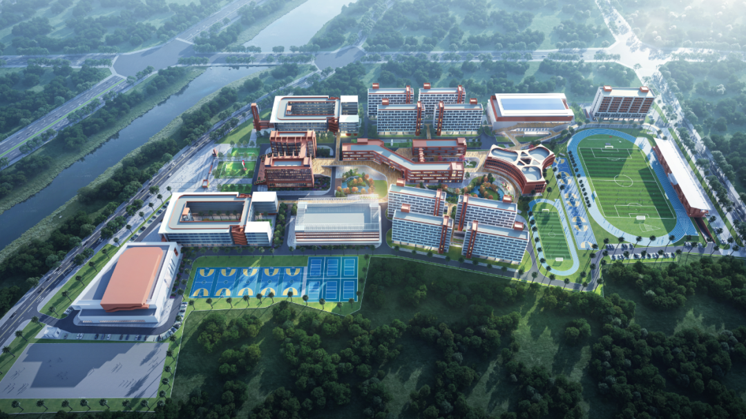 广州大学附属中学博罗实验学校设计效果图