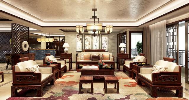 中式才奢华：50例红木家装实景欣赏！