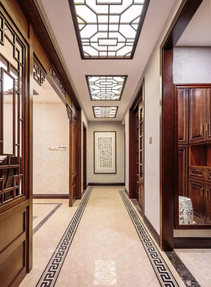 124平米中式装修，红木家具让人羡慕不已！