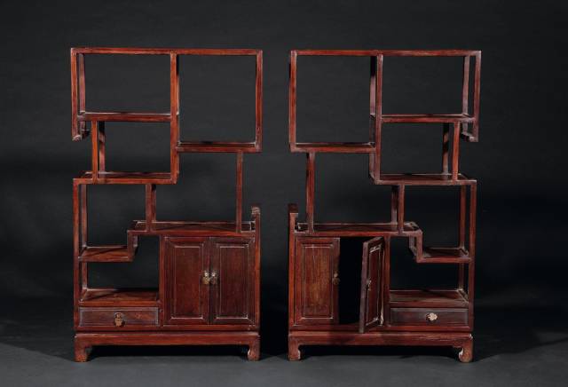 中式博古架，就是如此的有韵味……