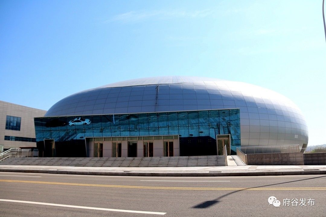 二手篮球木地板|府谷县体育中心建成，建筑面积23165.2平米估算总投资1.9亿元！