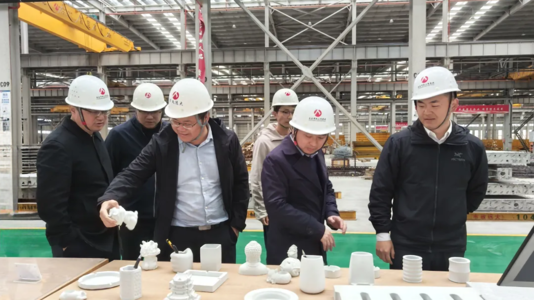 南昌市城市規(guī)劃設計研究總院一行到訪南昌市政綠色建材科技產(chǎn)業(yè)園交流座談