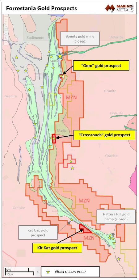马林迪(MZN)公布高品位金矿发现 最高见矿区段金品位超33克/吨