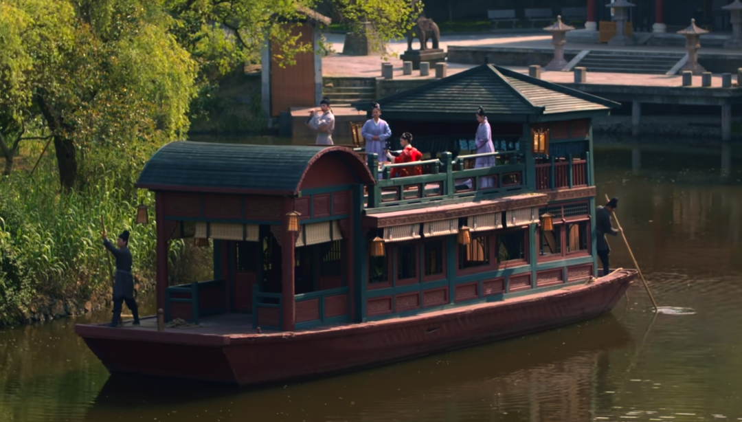 剧中的船与《清明上河图》上汴河客船《东京梦华录》是曾在东京汴梁