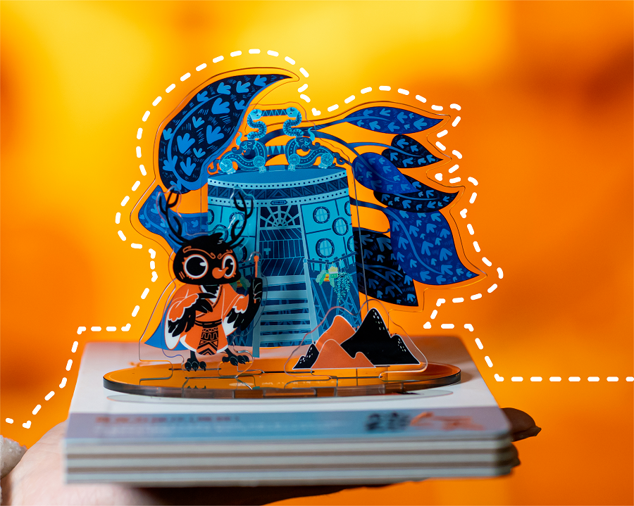 「楚人的一天」可以拼的「编钟茶具」以