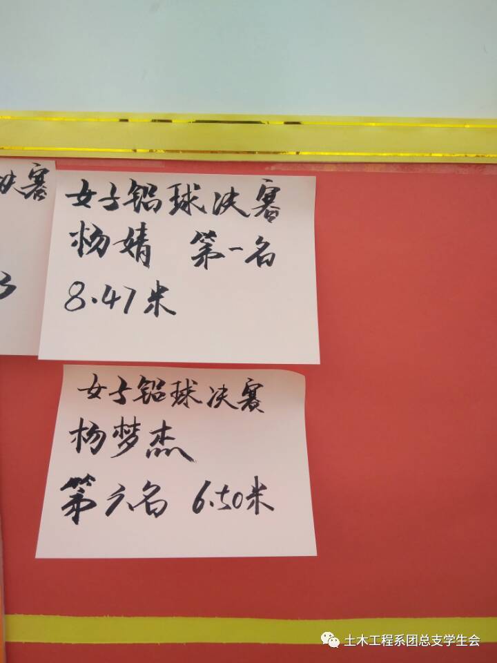 我系运动健儿杨婧创女子铅球新纪录