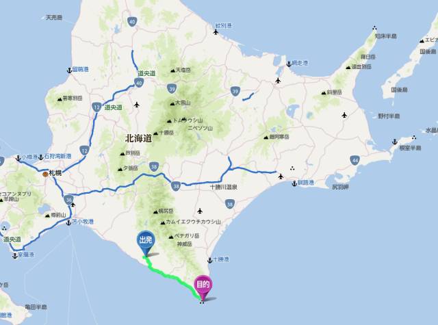 襟裳岬地图图片