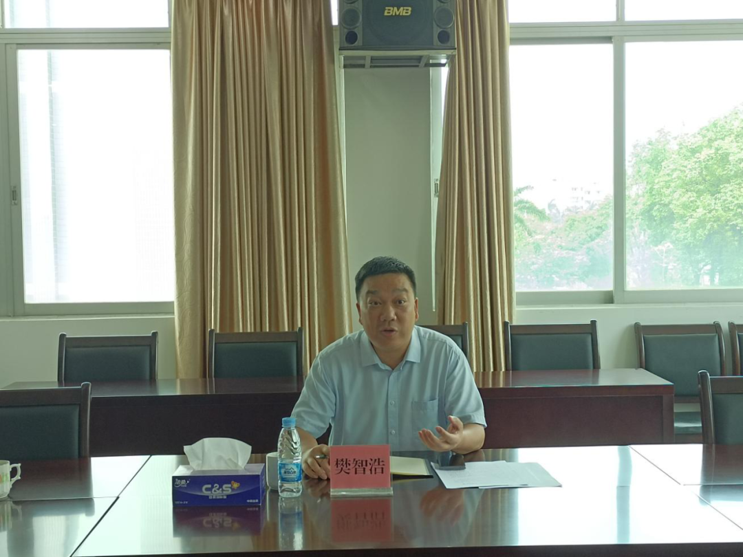 【县市区动态】肇庆市鼎湖区委常委樊智浩到市环境局鼎湖分局调研指导