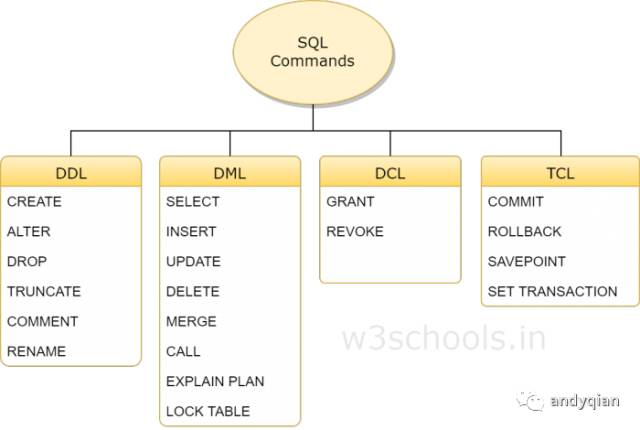 SQL语句分类