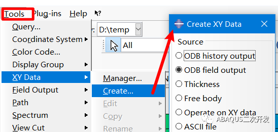 ABAQUS批量提交Job与Python读取ODB结果应力应变数据的图7