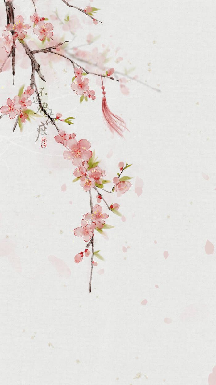 古风花壁纸丨蕙兰有恨枝尤绿 桃李无言花自红 Acg古风控 微信公众号文章阅读 Wemp