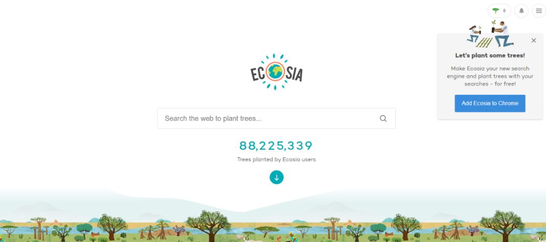 能完美替代谷歌和百度的搜索工具出现了？绿色搜索引擎Ecosia已被Chrome纳入默认选项！-厦门SEO