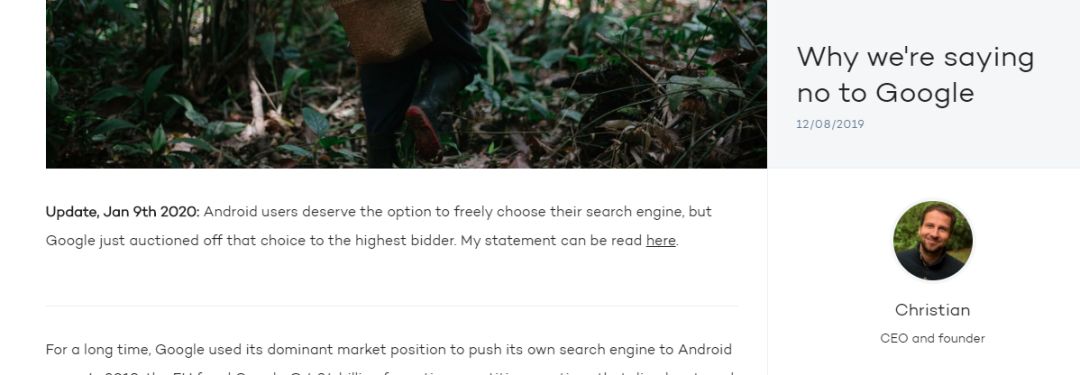 能完美替代谷歌和百度的搜索工具出现了？绿色搜索引擎Ecosia已被Chrome纳入默认选项！-厦门SEO