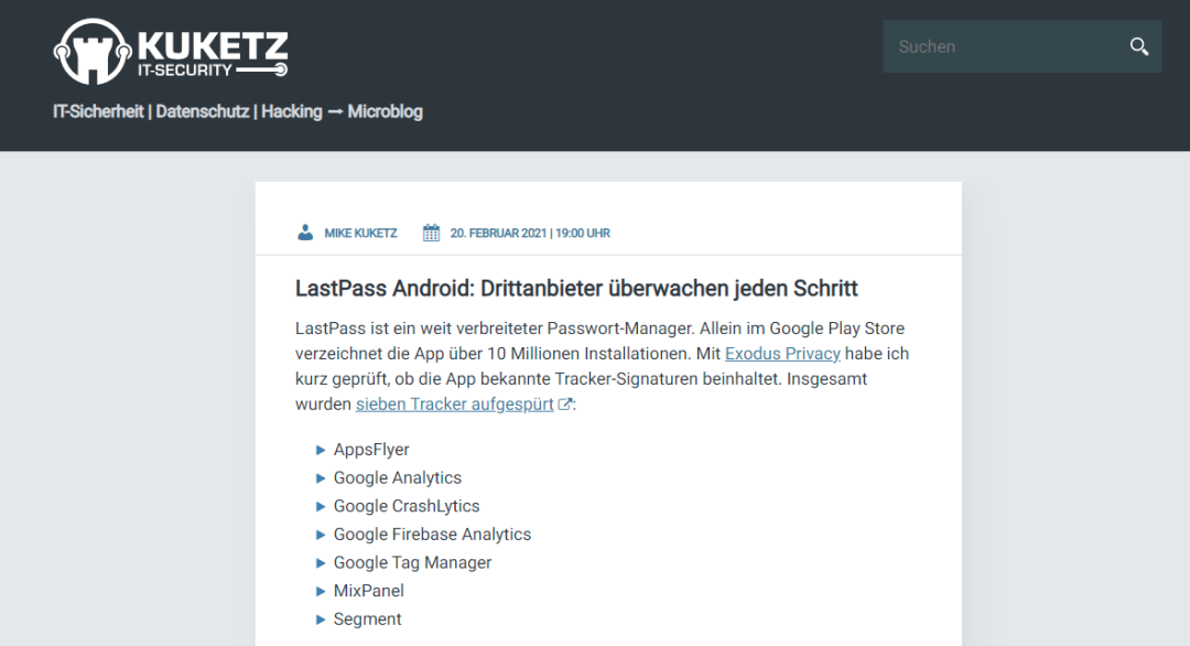 Lastpass免费功能变收费后，又被曝疑似收集用户数据传给广告公司