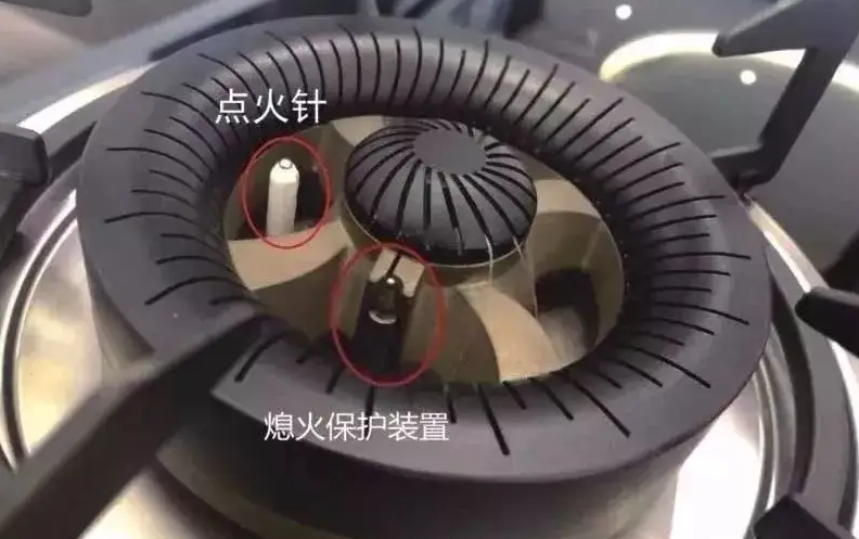 (二)燃气炉具超期使用及不具有熄火保护装置(共3户).