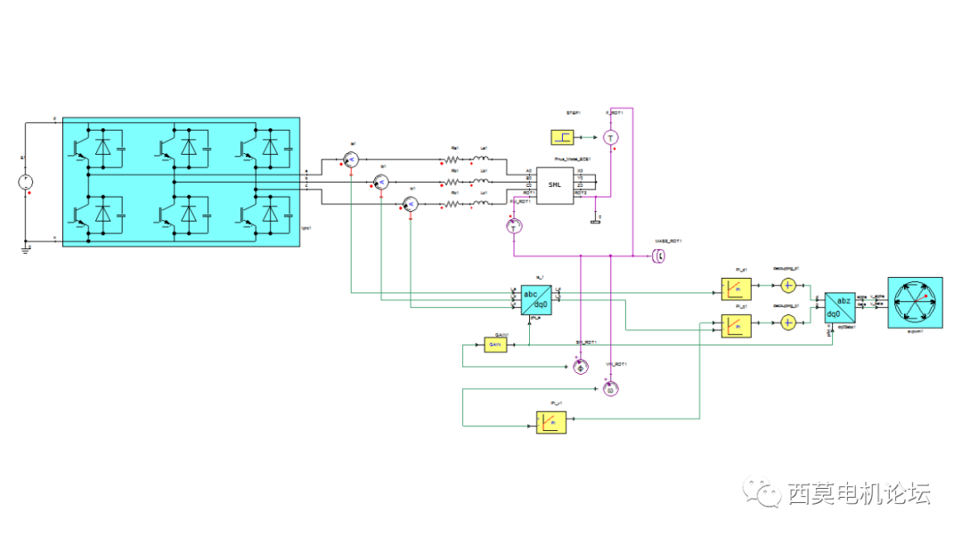 永磁同步电机降阶模型抽取和矢量控制算法仿真的图40