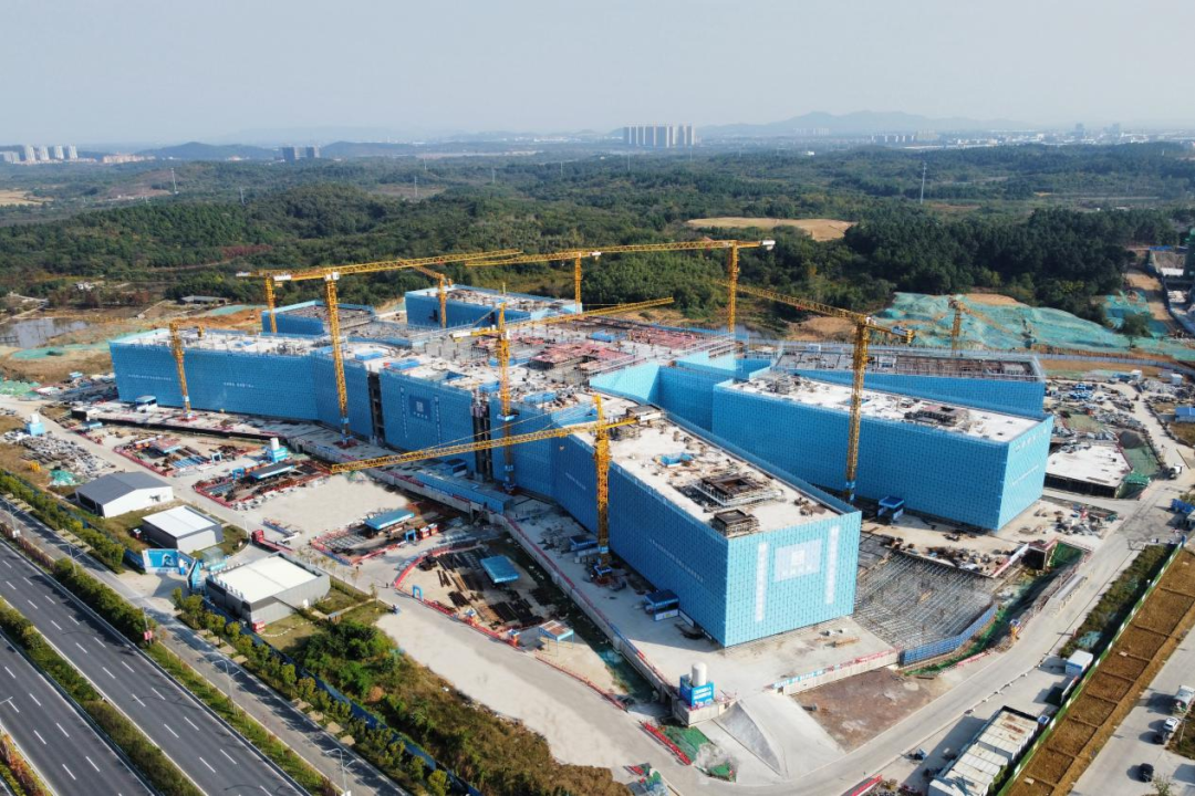 江苏省康复医院施工进度图