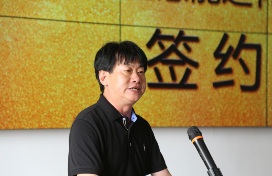 广州金生江水文化传播有限公司代表阮仕林发表讲话.