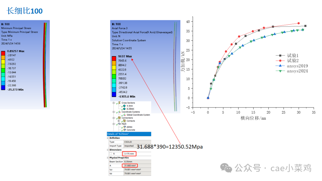 ANSYS WORKBENCH钢筋混凝土立柱偏心受压模拟（文末附模型文件）的图20