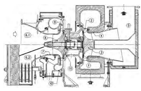 MAN主机涡轮增压器排气叶片损伤故障原因分析的图4