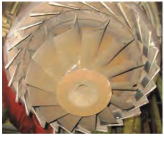 MAN主机涡轮增压器排气叶片损伤故障原因分析的图11