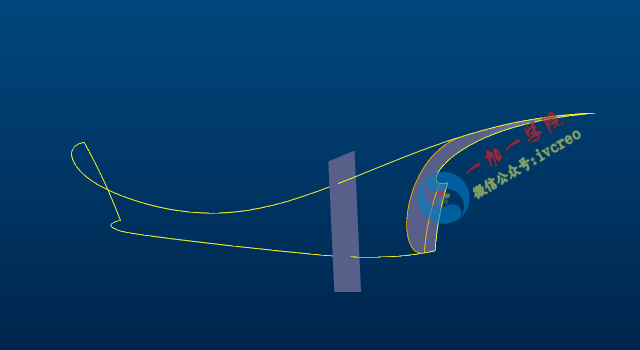 Proe/Creo高级曲面造型·曲面尖角拆面练习教程