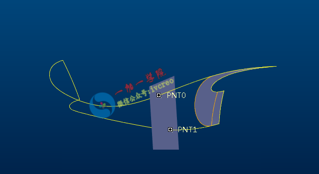 Proe/Creo高级曲面造型·曲面尖角拆面练习教程
