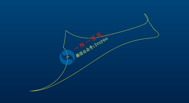 Proe/Creo高级曲面造型·曲面尖角拆面练习教程