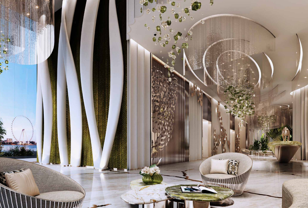 迪拜纯海景豪宅:"一千零一夜"现实版梦幻蓝色宫殿