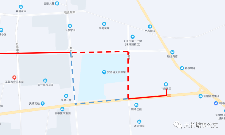 道路封闭施工,公交路线改线绕行(图2) 道路封闭施工,公交路线改线绕行(图2)