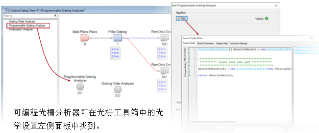VirtualLab 可編程光柵分析器的圖3
