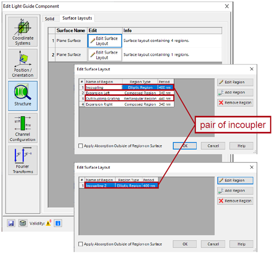 基于微软专利的带蝴蝶出瞳扩展的光波导结构的图8