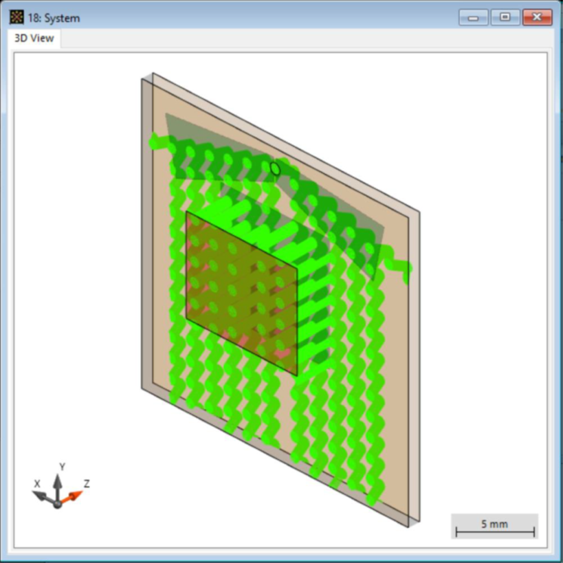 基于微软专利的带蝴蝶出瞳扩展的光波导结构的图15