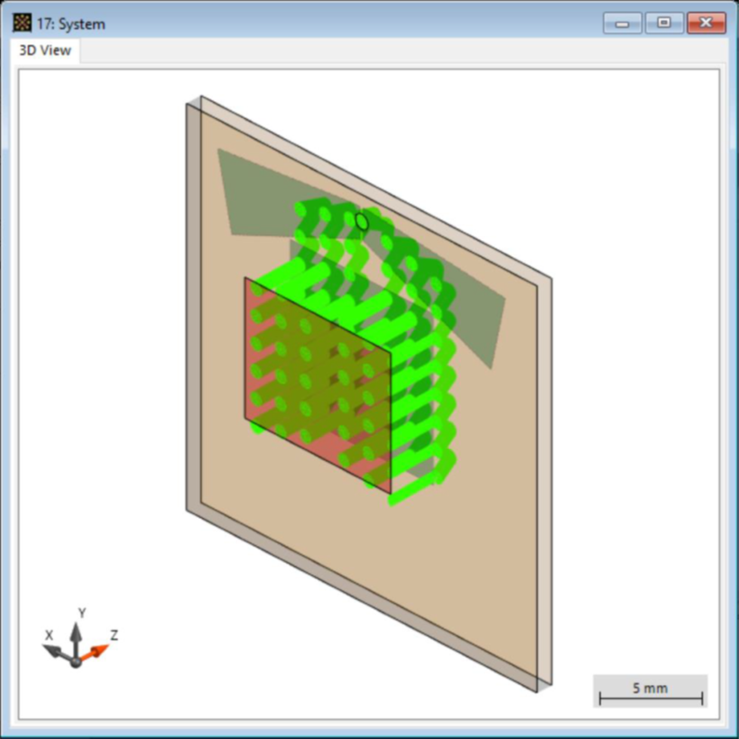 基于微软专利的带蝴蝶出瞳扩展的光波导结构的图14