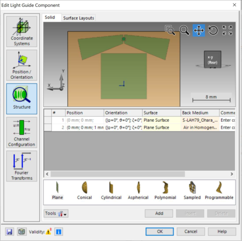 基于微软专利的带蝴蝶出瞳扩展的光波导结构的图6