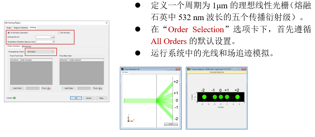 [VirtualLab Fusion ]光柵區(qū)域衍射級(jí)數(shù)和效率的規(guī)范的圖5