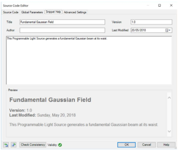 如何在VirtualLab Fusion中使用可编程光源及示例（高斯光束）的图11
